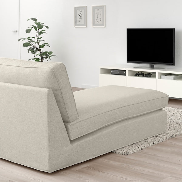 IKEA KIVIK Chaise, Gunnared beige