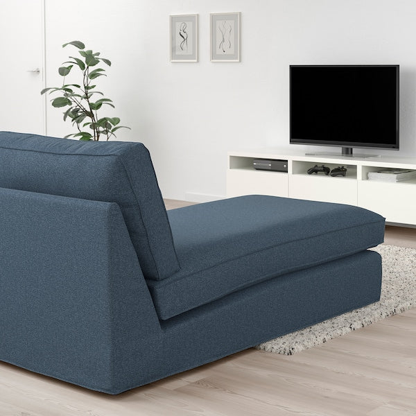 IKEA KIVIK Chaise, Gunnared blue