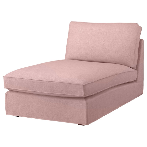 IKEA KIVIK Chaise, Gunnared light brown-pink