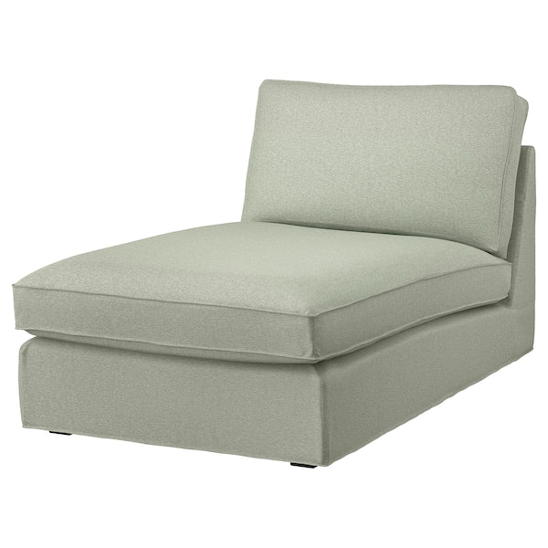 IKEA KIVIK Chaise, Gunnared light green