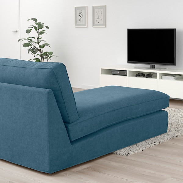 IKEA KIVIK Chaise, Tallmyra blue