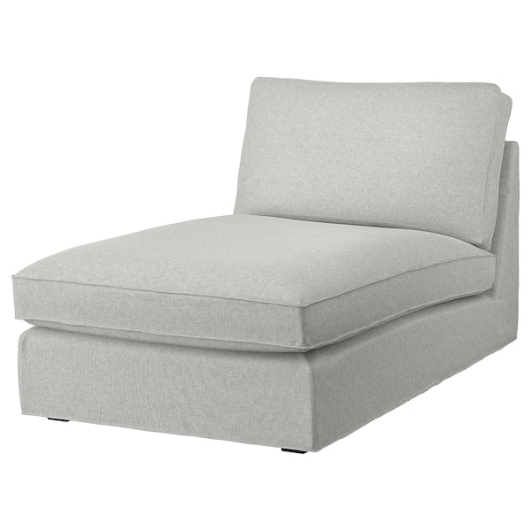 IKEA KIVIK Chaise, Tallmyra white/black