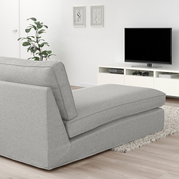 IKEA KIVIK Chaise, Tallmyra white/black