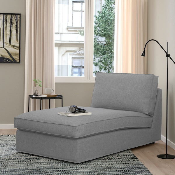 IKEA KIVIK Chaise, Tibbleby beige/gray