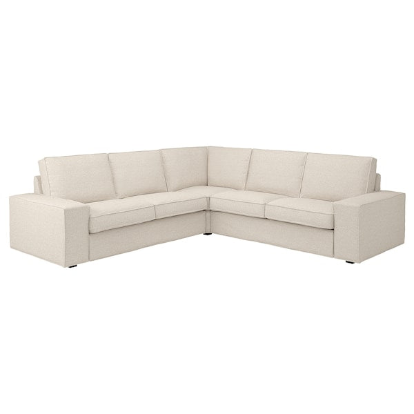IKEA KIVIK Sectional, 4-seat corner, Gunnared beige