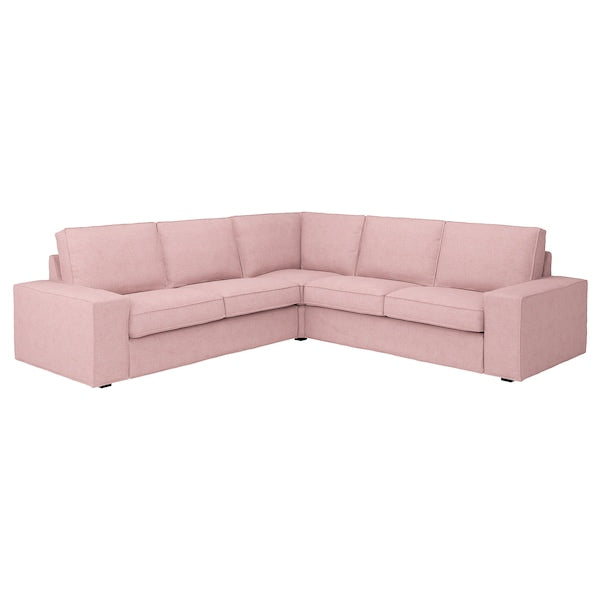 IKEA KIVIK Sectional, 4-seat corner, Gunnared light brown-pink