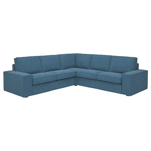 IKEA KIVIK Sectional, 4-seat corner, Tallmyra blue