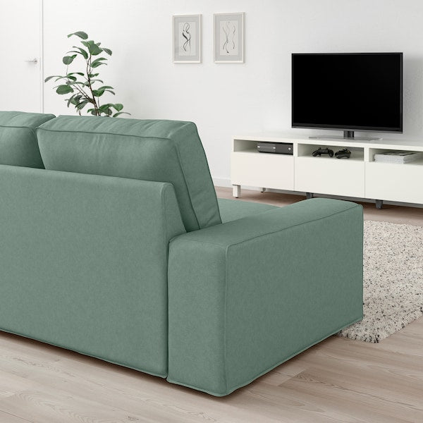 IKEA KIVIK Sectional, 4-seat corner, Tallmyra light green