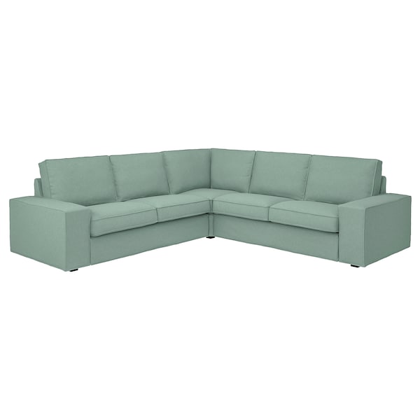 IKEA KIVIK Sectional, 4-seat corner, Tallmyra light green
