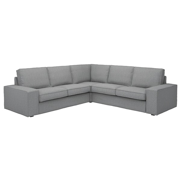 IKEA KIVIK Sectional, 4-seat corner, Tibbleby beige/gray