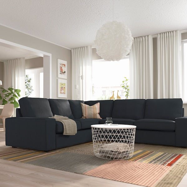 IKEA KIVIK Sectional, 4-seat corner, Tresund anthracite