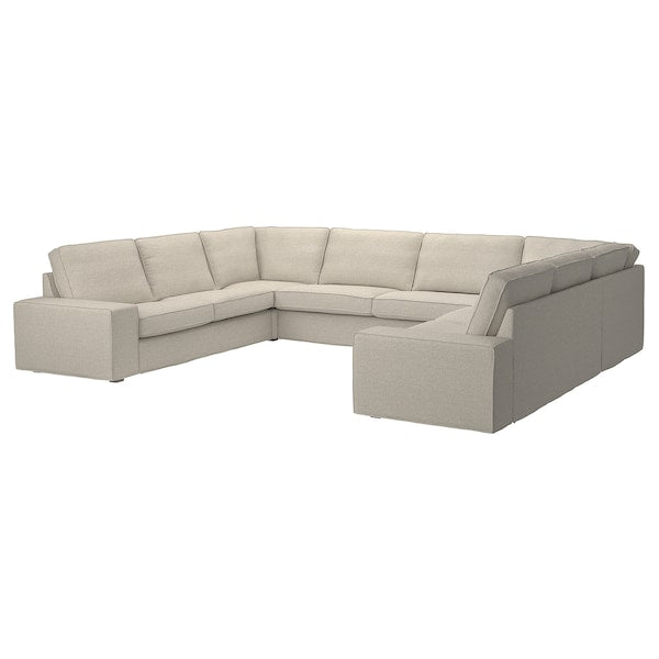 IKEA KIVIK Sectional, 6-seat, Gunnared beige