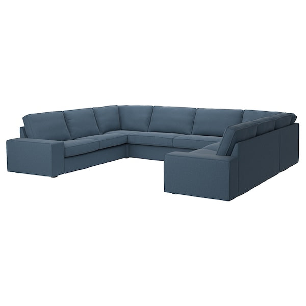 IKEA KIVIK Sectional, 6-seat, Gunnared blue