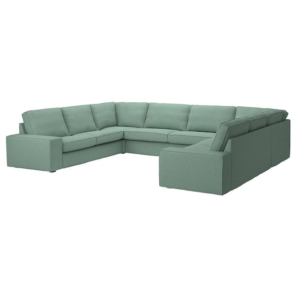 IKEA KIVIK Sectional, 6-seat, Tallmyra light green
