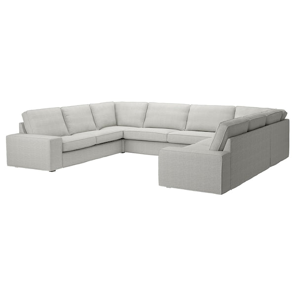 IKEA KIVIK Sectional, 6-seat, Tallmyra white/black