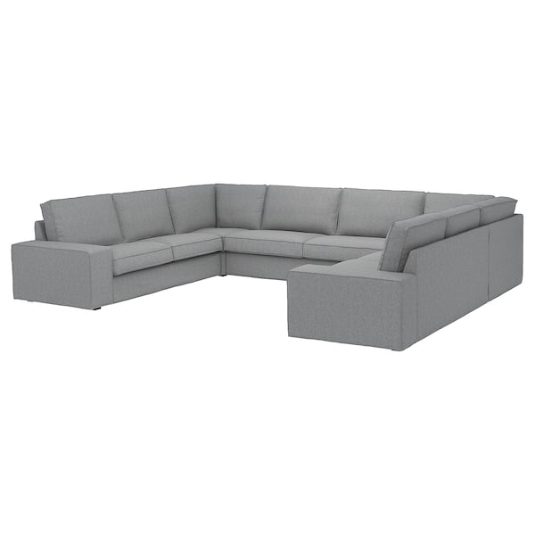 IKEA KIVIK Sectional, 6-seat, Tibbleby beige/gray