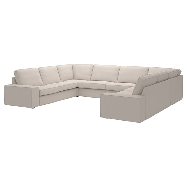 IKEA KIVIK Sectional, 6-seat, Tresund light beige