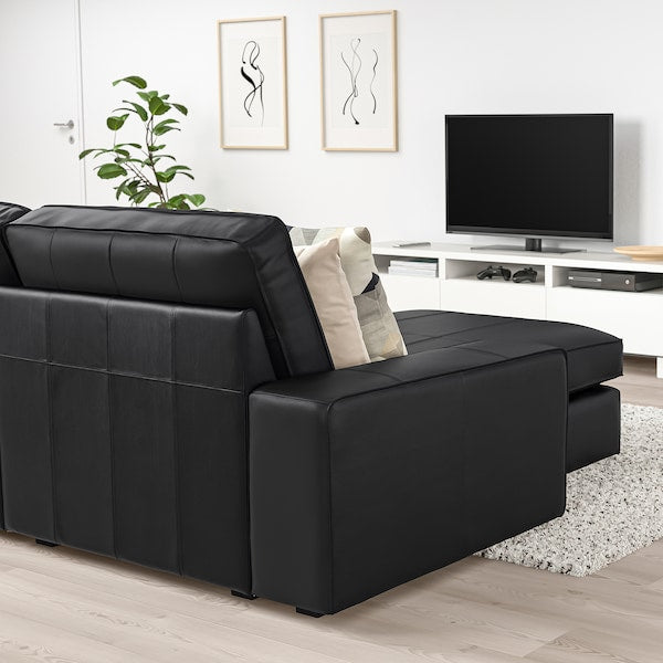 IKEA KIVIK Sofa, with chaise/Grann/Bomstad black
