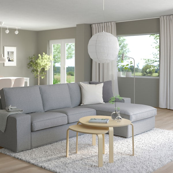 IKEA KIVIK Sofa with chaise, Tibbleby beige/gray