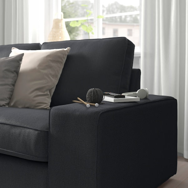 IKEA KIVIK Sofa with chaise, Tresund anthracite