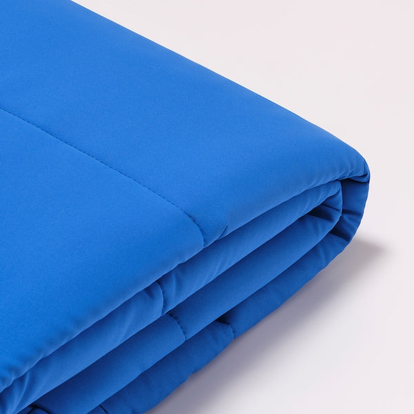 IKEA KLIPPAN Loveseat, Långban bright blue