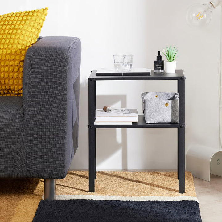IKEA KNARREVIK Nightstand, black, 16 1/2x13 1/4 "