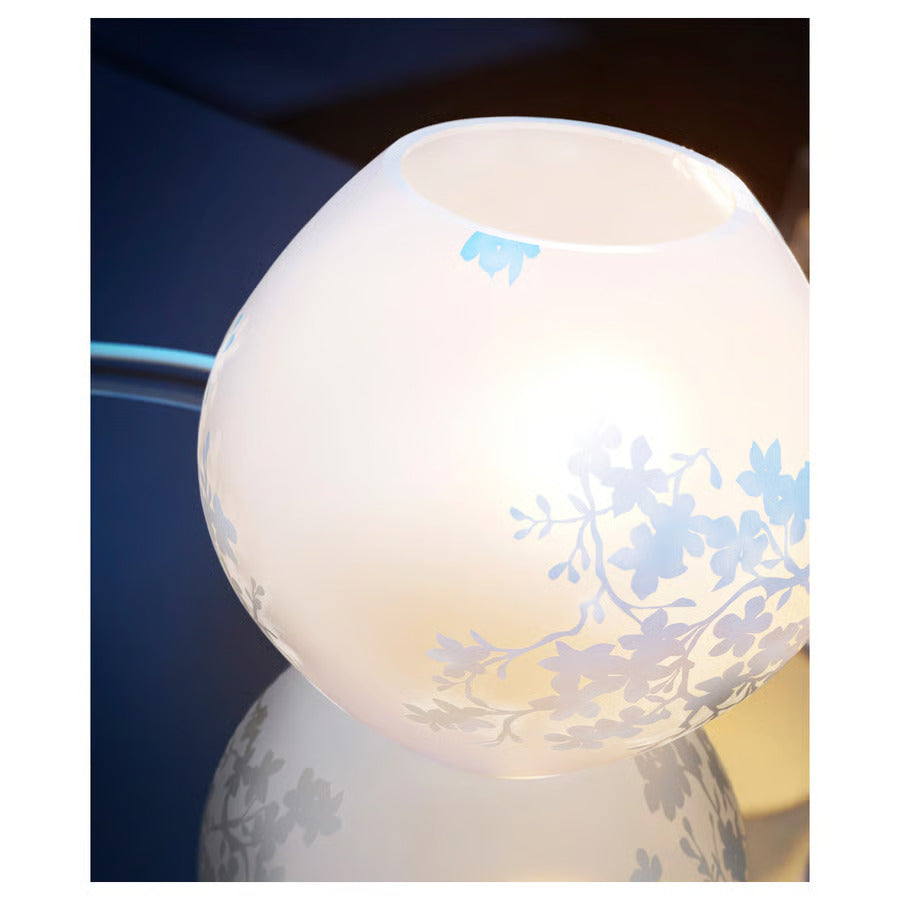 IKEA KNUBBIG Table lamp, cherry-blossoms white, 7 "