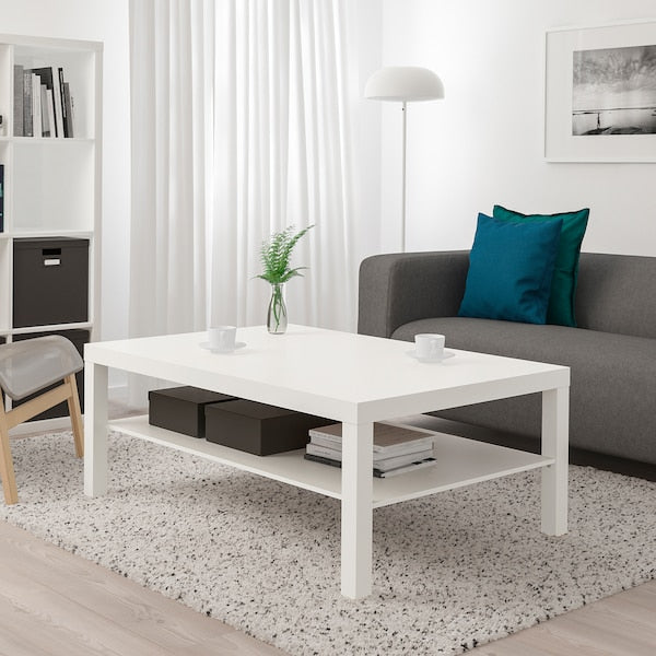 IKEA LACK Coffee table, white, 46 1/2x30 3/4 "