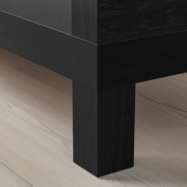 IKEA LACK TV unit, black-brown, 63x13 3/4x14 1/8 "
