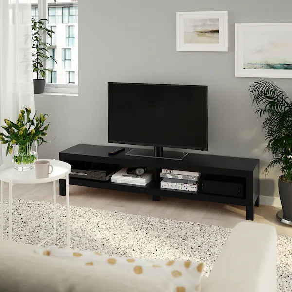 IKEA LACK TV unit, black-brown, 63x13 3/4x14 1/8 "