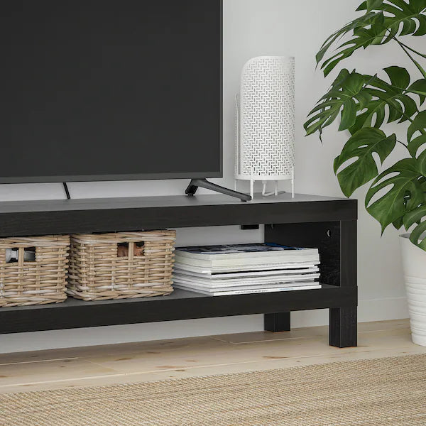 IKEA LACK TV unit, black-brown, 47 1/4x13 3/4x14 1/8 "