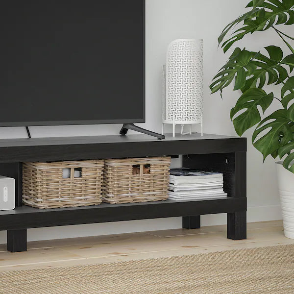 IKEA LACK TV unit, black-brown, 63x13 3/4x14 1/8 "