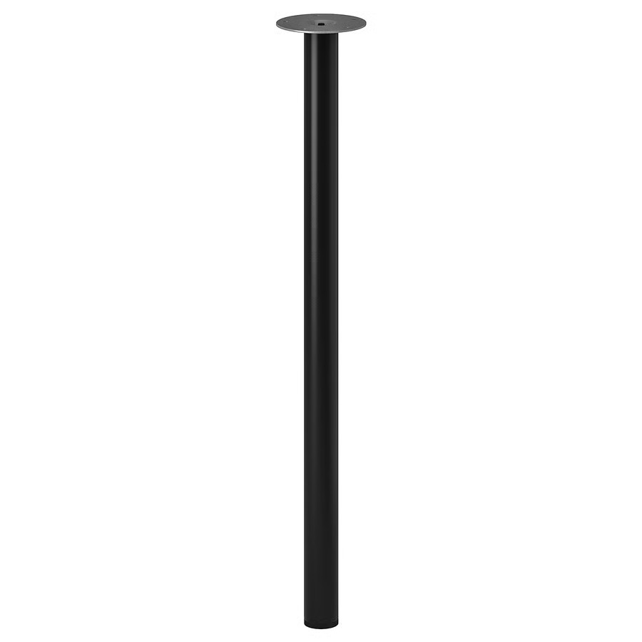 IKEA LAGKAPTEN / ADILS Desk, black-brown/black, 55 1/8x23 5/8 "