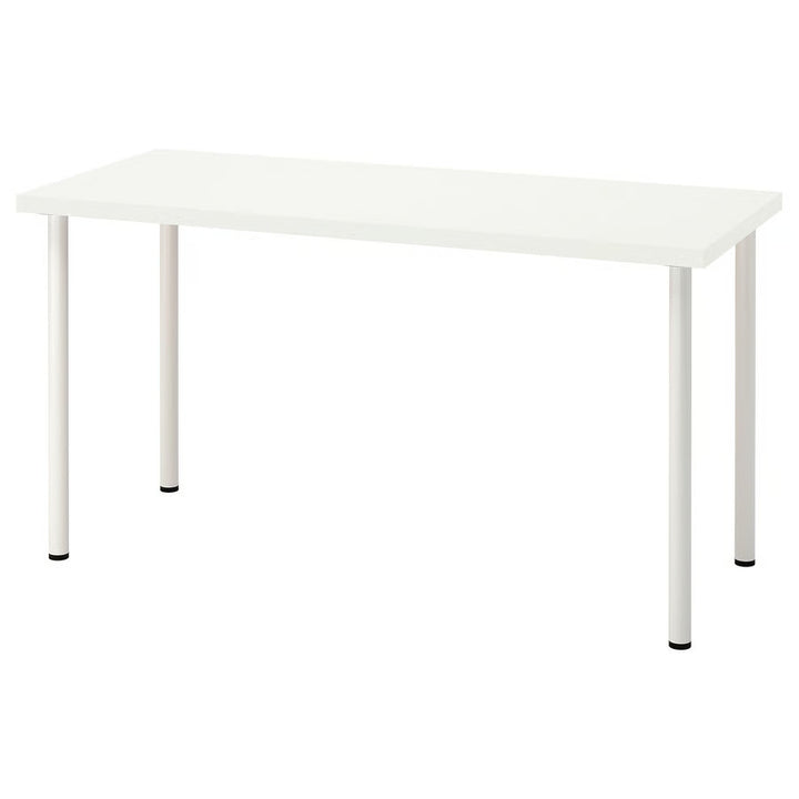 IKEA LAGKAPTEN / ADILS Desk, black-brown/black, 55 1/8x23 5/8 "