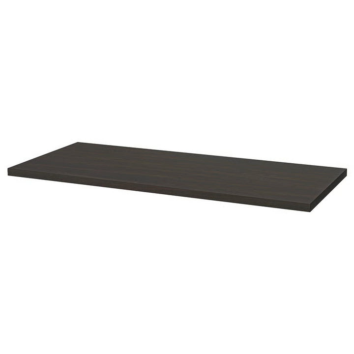 IKEA LAGKAPTEN / ALEX Desk, black-brown/white, 55 1/8x23 5/8 "