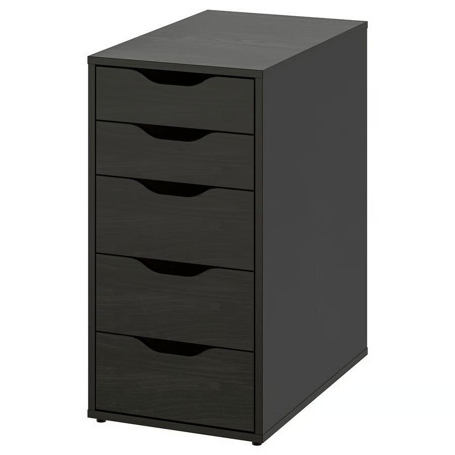 IKEA LAGKAPTEN / ALEX Desk, black-brown, 55 1/8x23 5/8 "