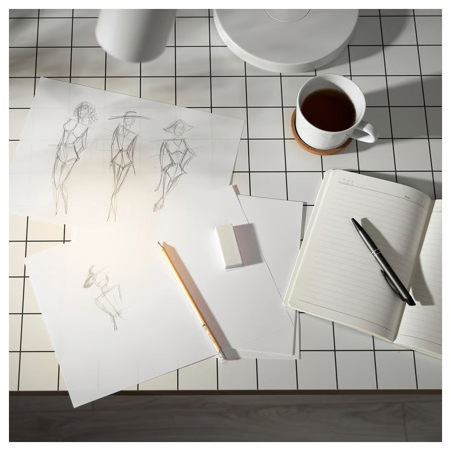 IKEA LAGKAPTEN / ALEX Desk, white anthracite/white, 55 1/8x23 5/8 "