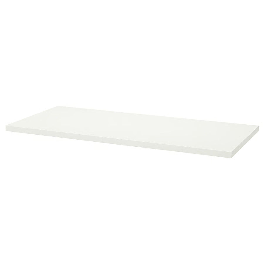 IKEA LAGKAPTEN / ALEX Desk, black-brown/white, 55 1/8x23 5/8 "