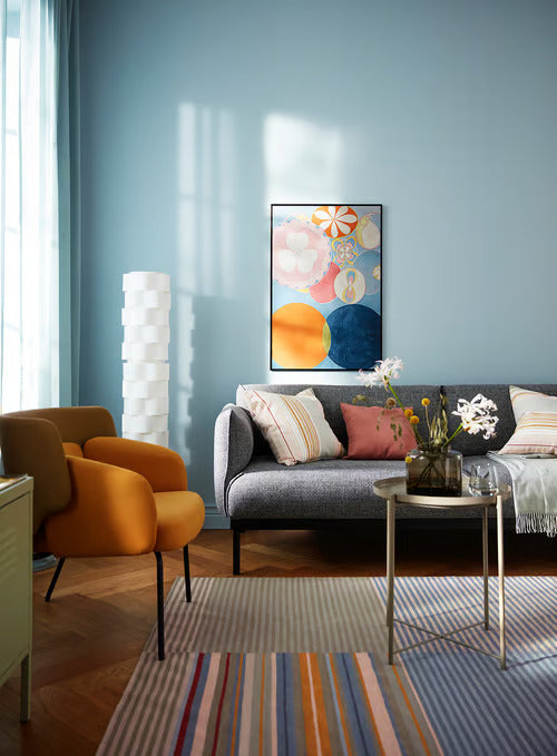 IKEA LÅGTRYCK Floor lamp, white, 54 "