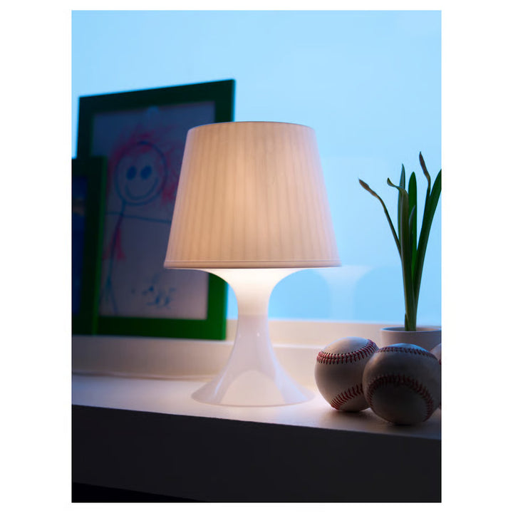 IKEA LAMPAN Table lamp, white, 11 "