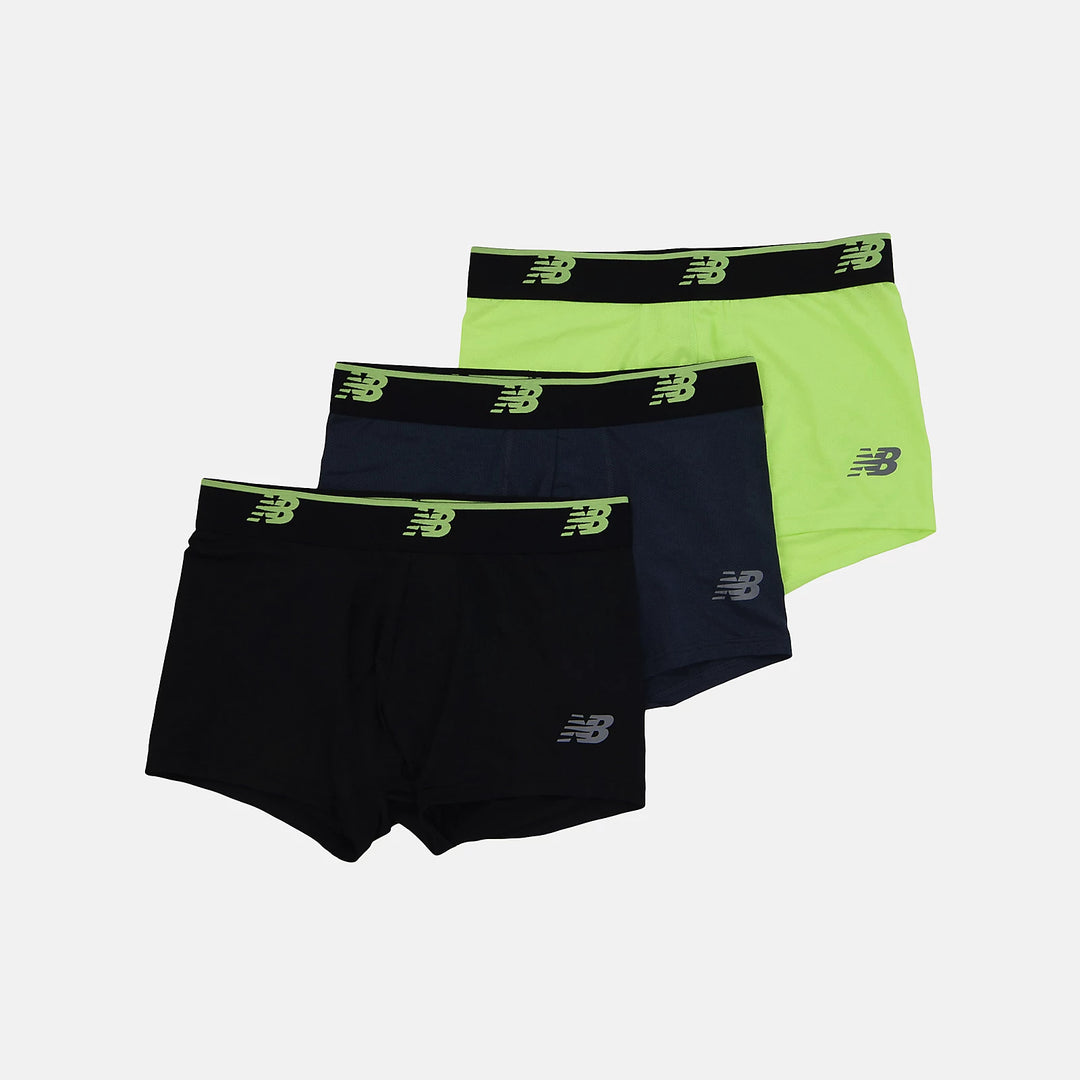 New balance Mens Mesh 3 Inch Boxer Brief No Fly 3 Packs