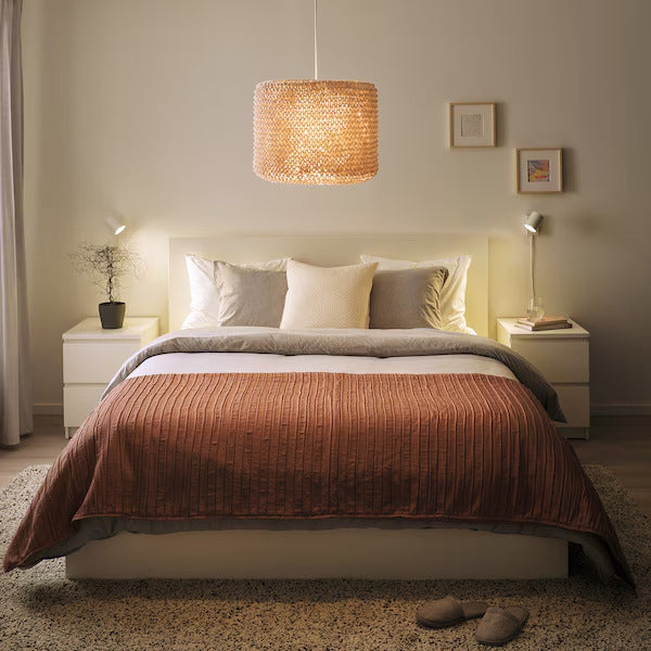 IKEA LERGRYN / HEMMA Pendant lamp, beige/white