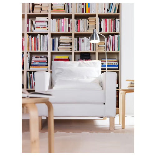 IKEA LERSTA Floor/reading lamp, aluminum chrome effect