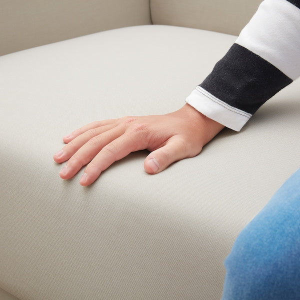 IKEA LINANÄS Sofa, with chaise/Vissle beige