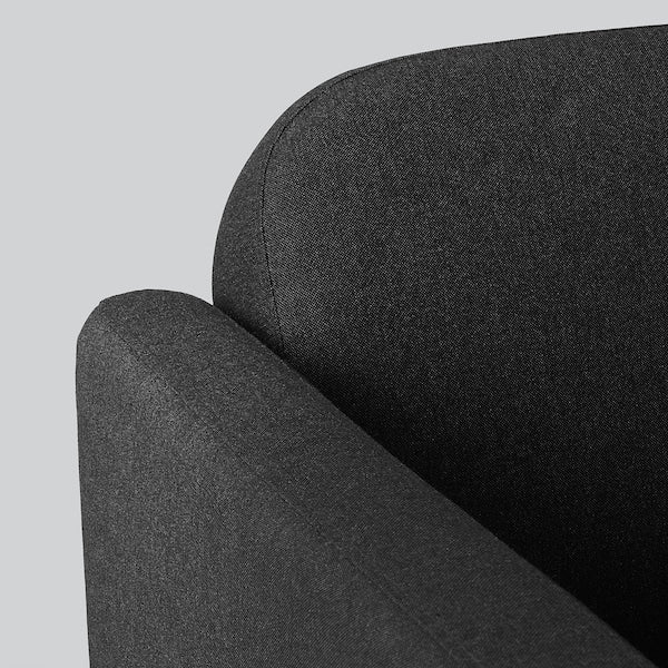 IKEA LINANÄS Sofa, with chaise/Vissle dark gray