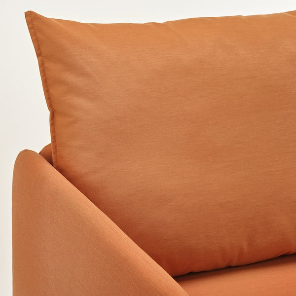 IKEA LINDÅKRA Sleeper sofa, Knisa bright orange