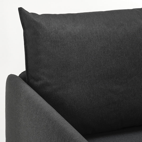 IKEA LINDÅKRA Sleeper sofa, Vissle dark gray
