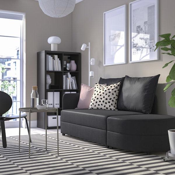 IKEA LINDÅKRA Sleeper sofa, Vissle dark gray