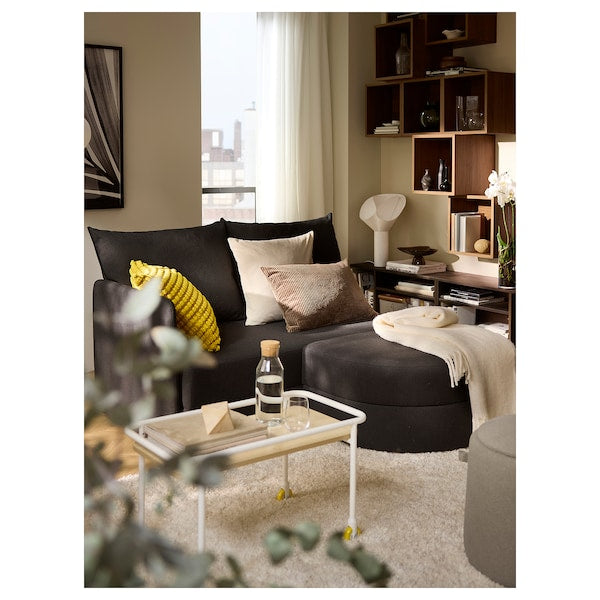 IKEA LINDÅKRA Sleeper sofa, Vissle dark gray