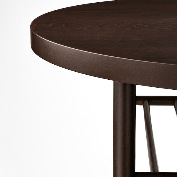 IKEA LISTERBY Coffee table, dark brown beech veneer, 35 3/8 "